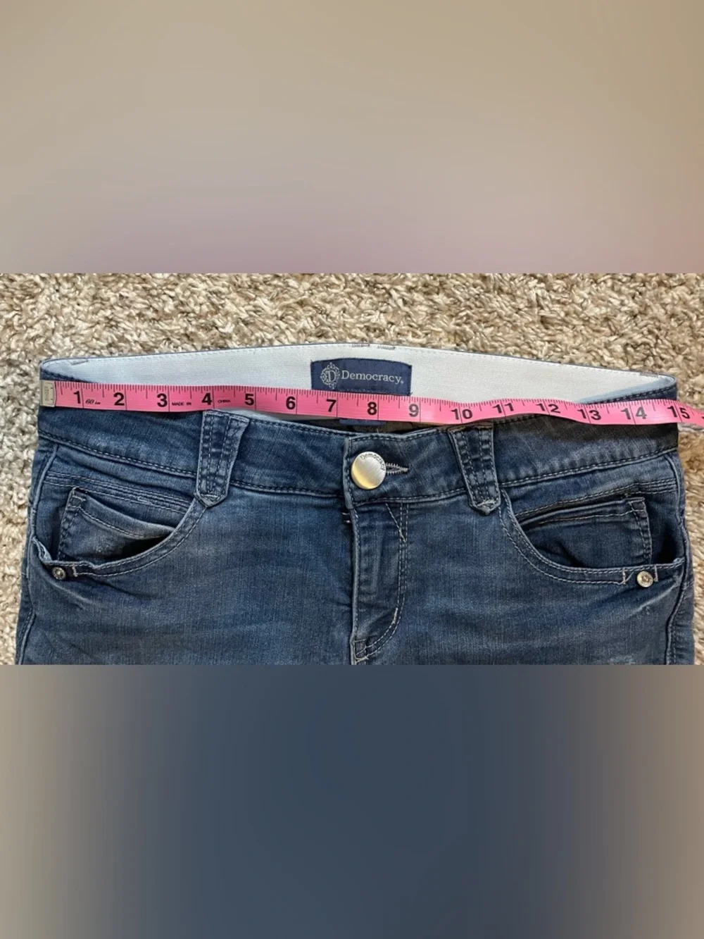 Democracy Ab Solution Women's Light Blue Cropped Jeans - Picture 3 of 6